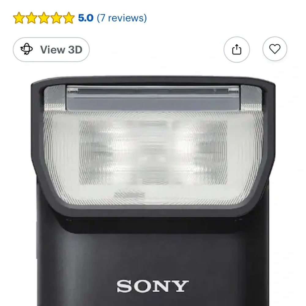 Sony Black Flash Unit